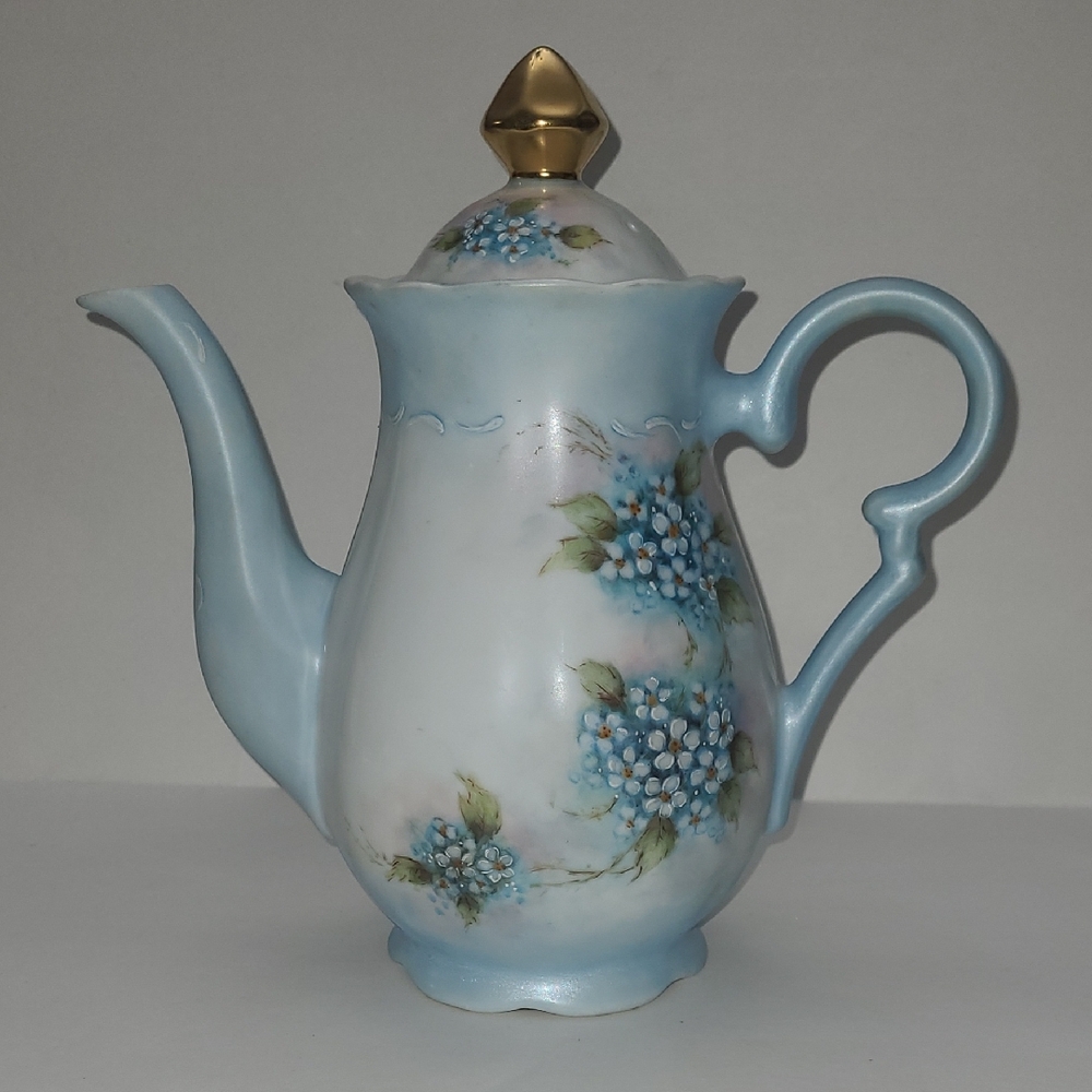 Vintage Hand Painted Coffee Pot